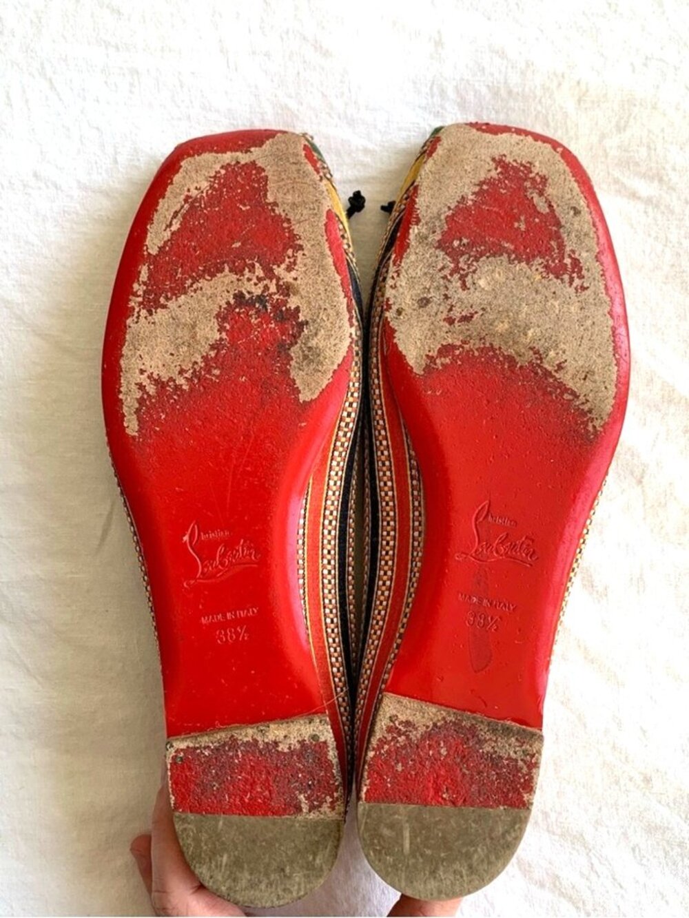 RARE Christian Louboutin limited edition Rosella ballet flats 38.5 or 38 - Picture 9 of 9
